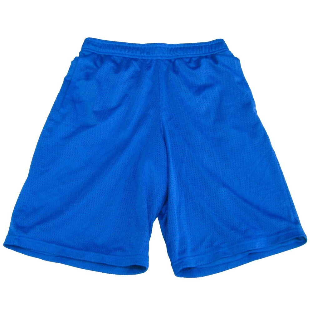 Champion Athletic Shorts Boys Size 12-14 Large Blue Basketball Sports 2 Pockets